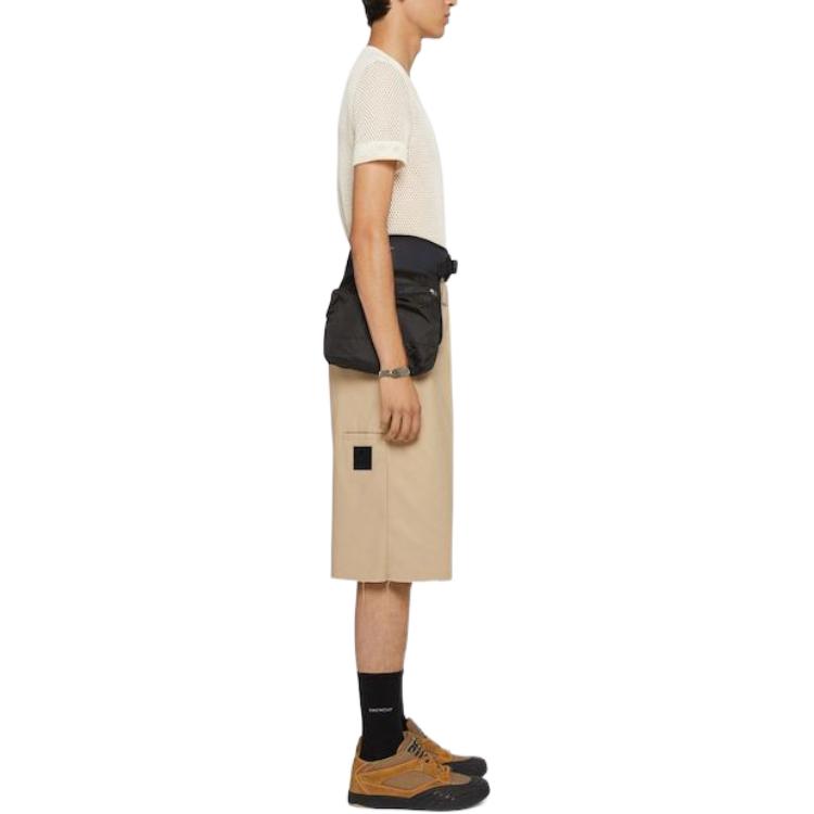 Purchase 纪梵希褶皱绑带休闲短裤卡其色 BM51F315FH-250