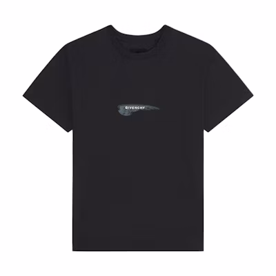Givenchy Short Sleeve T-Shirt Black with Logo Print SS24 BM71JA3YN1-001