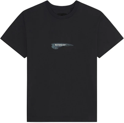 紀梵希 黑色短袖T恤 印有標誌印花 SS24 BM71JA3YN1-001 Order 紀梵希 黑色短袖T恤 印有標誌印花 SS24 BM71JA3YN1-001