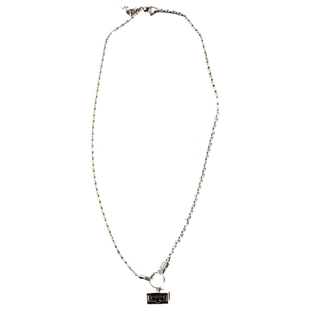 GIVENCHY  Silver Necklace - Minimalist Solid Design BN00EKF003