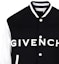 Shop Givenchy Slim Fit Embroidered Letter Collar Long Sleeve Jacket BM011S6Y16-004
