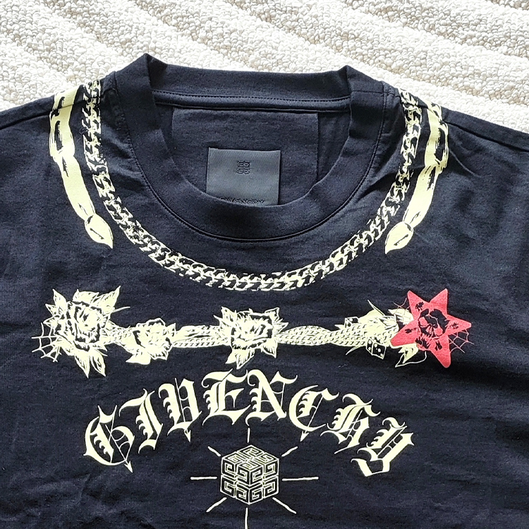 Purchase GIVENCHY  Slim Fit Logo Print Crewneck T-Shirt Black BM71403Y6B-001