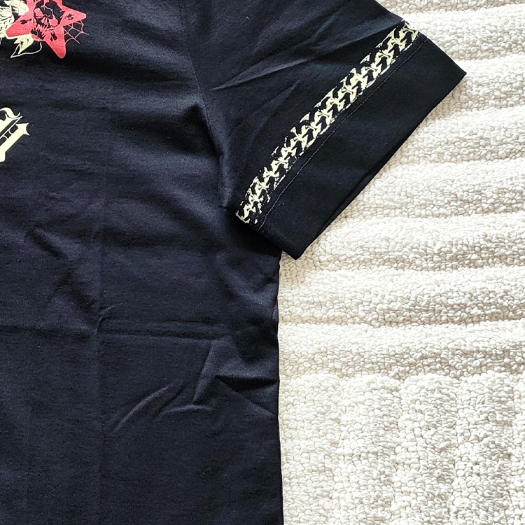 Details for GIVENCHY  Slim Fit Logo Print Crewneck T-Shirt Black BM71403Y6B-001