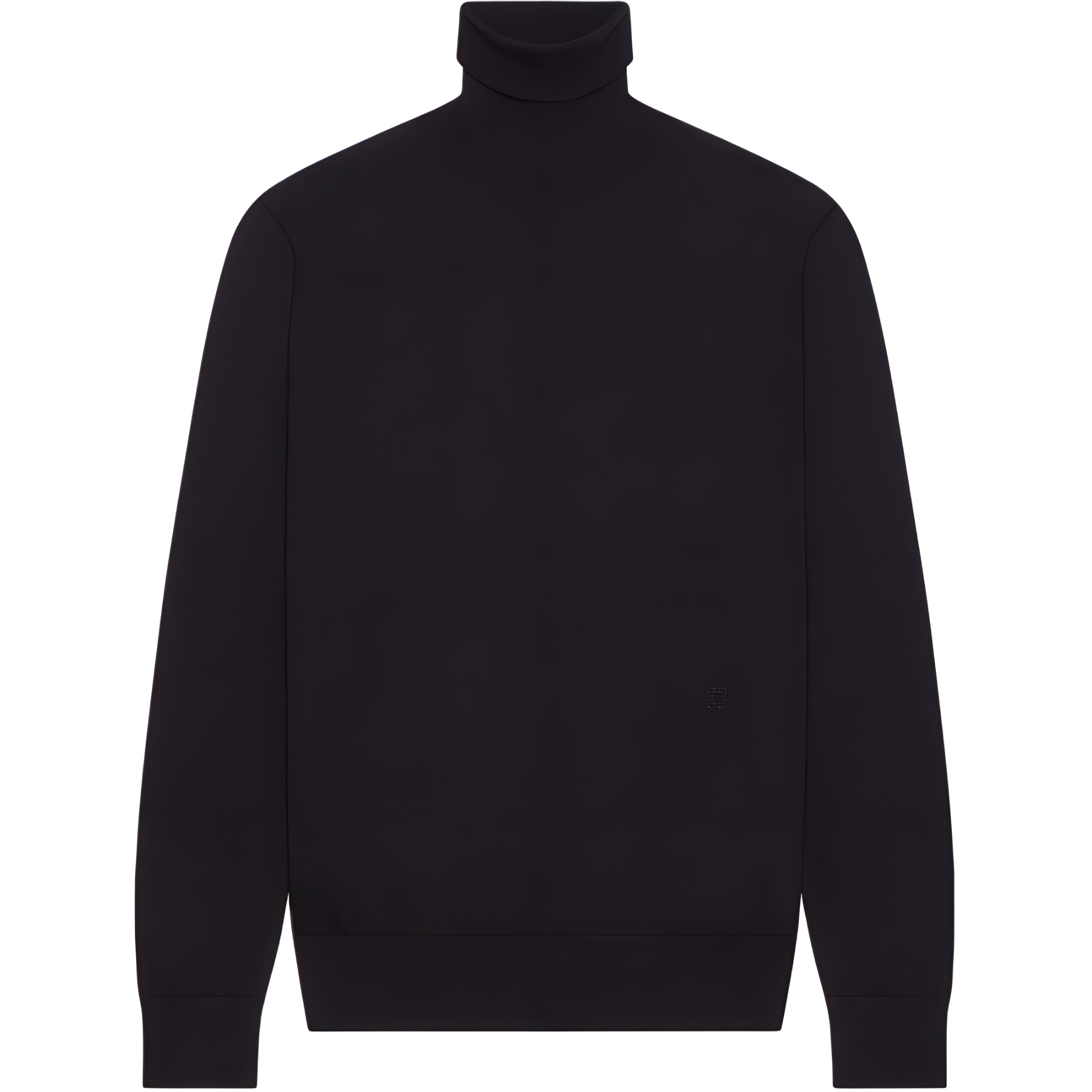 Givenchy  Slim Fit Solid Turtleneck Long Sleeve Sweater Black BM90PX4YES-001