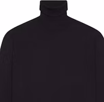 Lookbook Givenchy Slim Fit Solid Turtleneck Long Sleeve Sweater Black BM90PX4YES-001