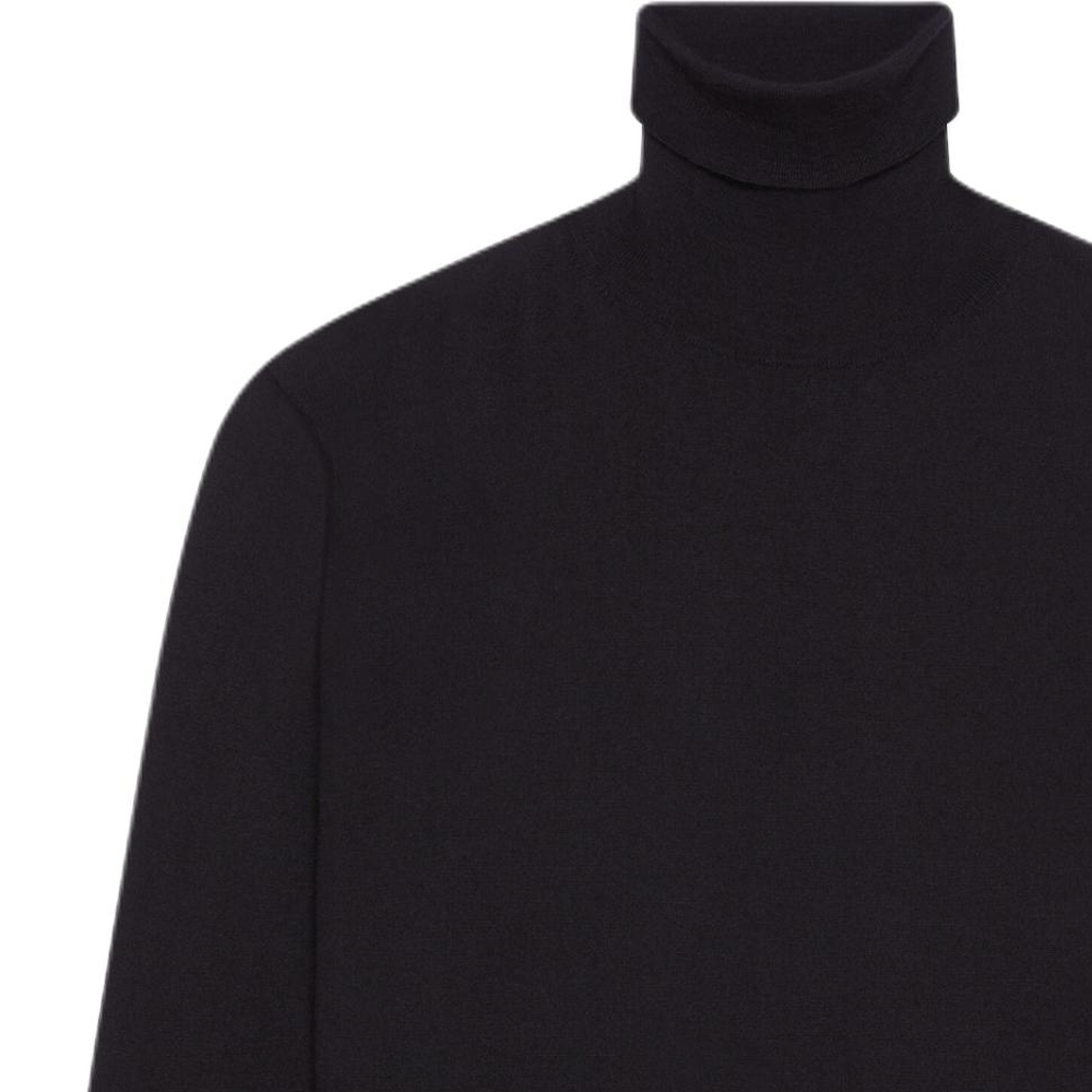 Purchase Givenchy  Slim Fit Solid Turtleneck Long Sleeve Sweater Black BM90PX4YES-001