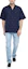 Lookbook GIVENCHY Camisa Slim Manga Corta con Detalles Bordados - Azul Marino BM60Y614P5-402
