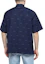 Shop GIVENCHY Camisa Slim Manga Corta con Detalles Bordados - Azul Marino BM60Y614P5-402