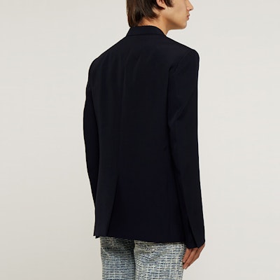 ジバンシィ ソリッドカラー カジュアル長袖ブレザージャケット ネイビーブルー BM30B214DL-410 Details for ジバンシィ ソリッドカラー カジュアル長袖ブレザージャケット ネイビーブルー BM30B214DL-410