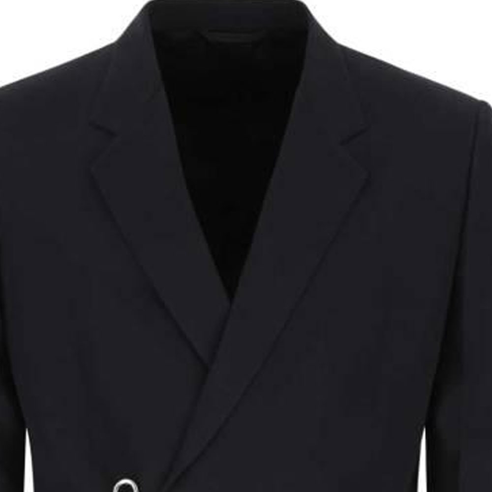 Cheap ジバンシィ ソリッドカラー カジュアル長袖ブレザージャケット ネイビーブルー BM30B214DL-410