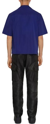 Givenchy Kemeja Biru Lengan Pendek Kerah Kuba Warna Polos BM60WP14M6-467 Shop Givenchy Kemeja Biru Lengan Pendek Kerah Kuba Warna Polos BM60WP14M6-467