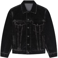 GIVENCHY Solid Color Denim Jacket Long Sleeve Black BM012C5Z1C-001 GIVENCHY Solid Color Denim Jacket Long Sleeve Black BM012C5Z1C-001