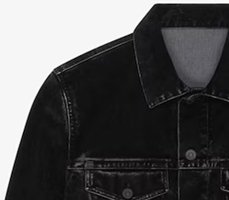 纪梵希纯色长袖黑色牛仔夹克 BM012C5Z1C-001 Details for 纪梵希纯色长袖黑色牛仔夹克 BM012C5Z1C-001
