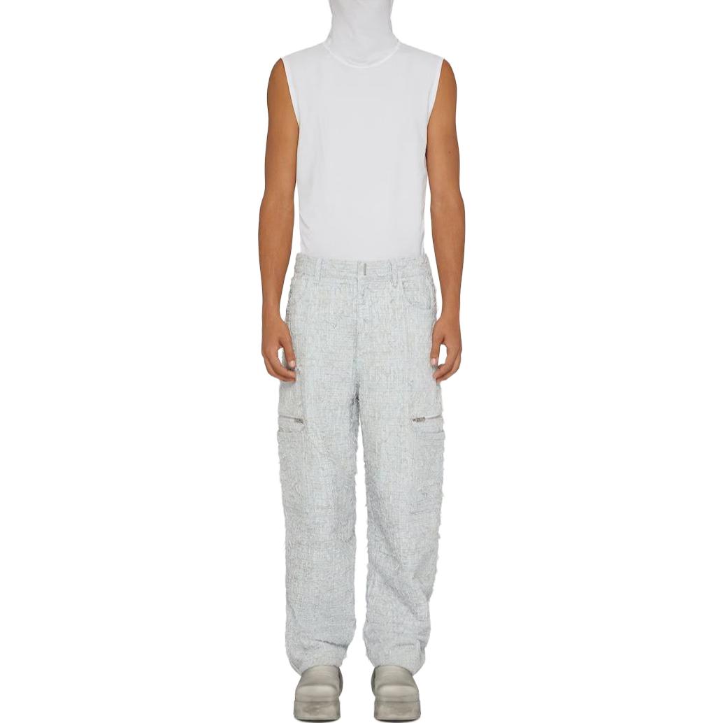 Purchase Givenchy Celana Jeans Warna Polos Longgar dengan Kantong Samping BM517E5Y3S-117