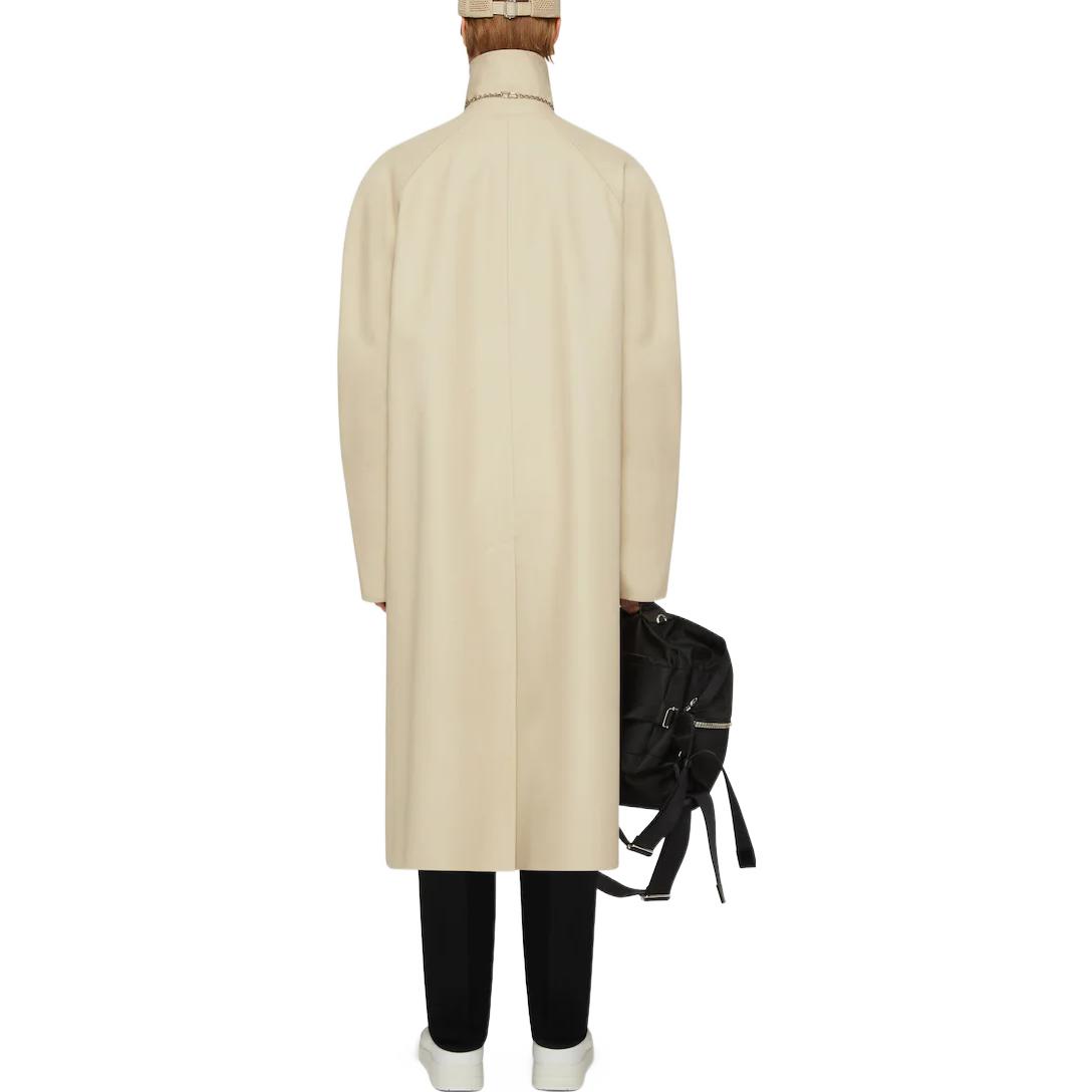 GIVENCHY  Solid Color Mid-Length U-Shaped Trench Coat. BM00XP14BU-270 圖 4