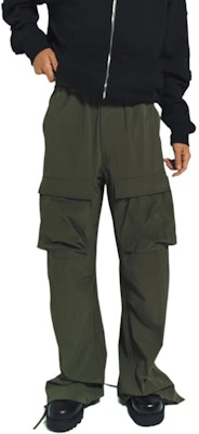 지방시 솔리드 컬러 미드웨이스트 와이드레그 카고 팬츠 그린 BM51GR15KQ-305 Order 지방시 솔리드 컬러 미드웨이스트 와이드레그 카고 팬츠 그린 BM51GR15KQ-305