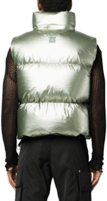 Givenchy Vest Hijau Tanpa Lengan dengan Zip Warna Solid BM014F14Y4-311 Shop Givenchy Vest Hijau Tanpa Lengan dengan Zip Warna Solid BM014F14Y4-311