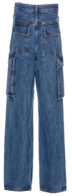 지방시 지퍼와 대형 포켓 디테일 스트레이트 레그 루즈 핏 청바지. BM519D5Y5W-452 Lookbook 지방시 지퍼와 대형 포켓 디테일 스트레이트 레그 루즈 핏 청바지. BM519D5Y5W-452