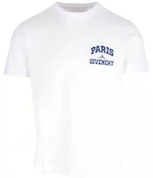 GIVENCHY White Crewneck T-Shirt with Solid Color Letter Print BM716G3YE3-100 GIVENCHY White Crewneck T-Shirt with Solid Color Letter Print BM716G3YE3-100