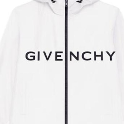 ジバンシィ ホワイト フード ジャケット レターロゴプリント付き. BM011313YT-100 Purchase ジバンシィ ホワイト フード ジャケット レターロゴプリント付き. BM011313YT-100