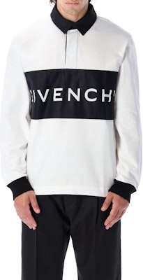 Givenchy Kemeja Polo Lengan Panjang Putih dengan Desain Cetak Huruf. BM71CS30VV-130 Purchase Givenchy Kemeja Polo Lengan Panjang Putih dengan Desain Cetak Huruf. BM71CS30VV-130
