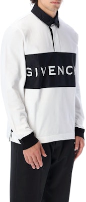 Givenchy Kemeja Polo Lengan Panjang Putih dengan Desain Cetak Huruf. BM71CS30VV-130 Details for Givenchy Kemeja Polo Lengan Panjang Putih dengan Desain Cetak Huruf. BM71CS30VV-130