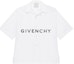 Order GIVENCHY Kemeja Putih Lengan Panjang dengan Cetakan Huruf dan Desain Kerah BM60T51YC8-116