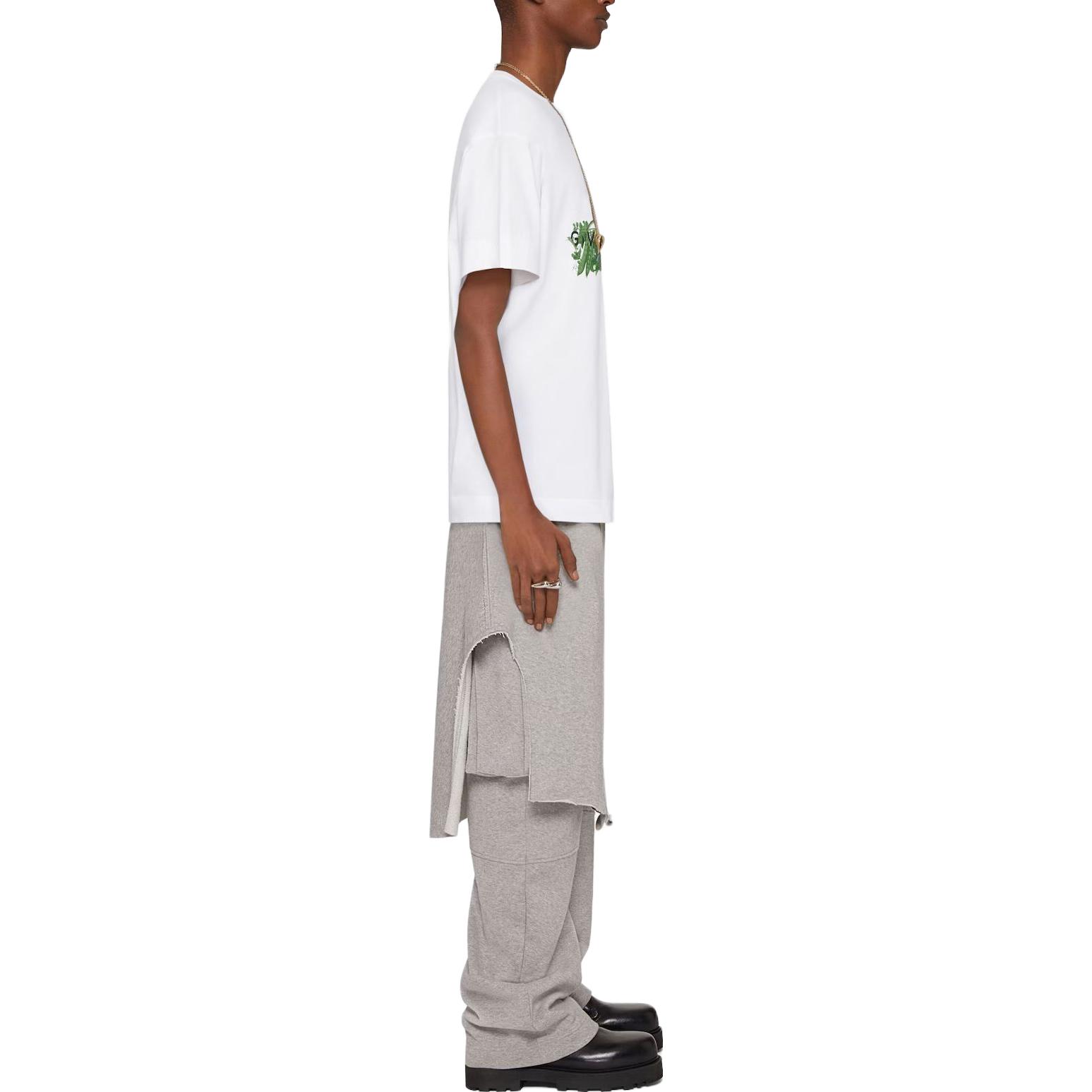 GIVENCHY  White Relaxed Fit Short Sleeve Tee with Botanical Fruit Print BM71JA3YGP-100 圖 6