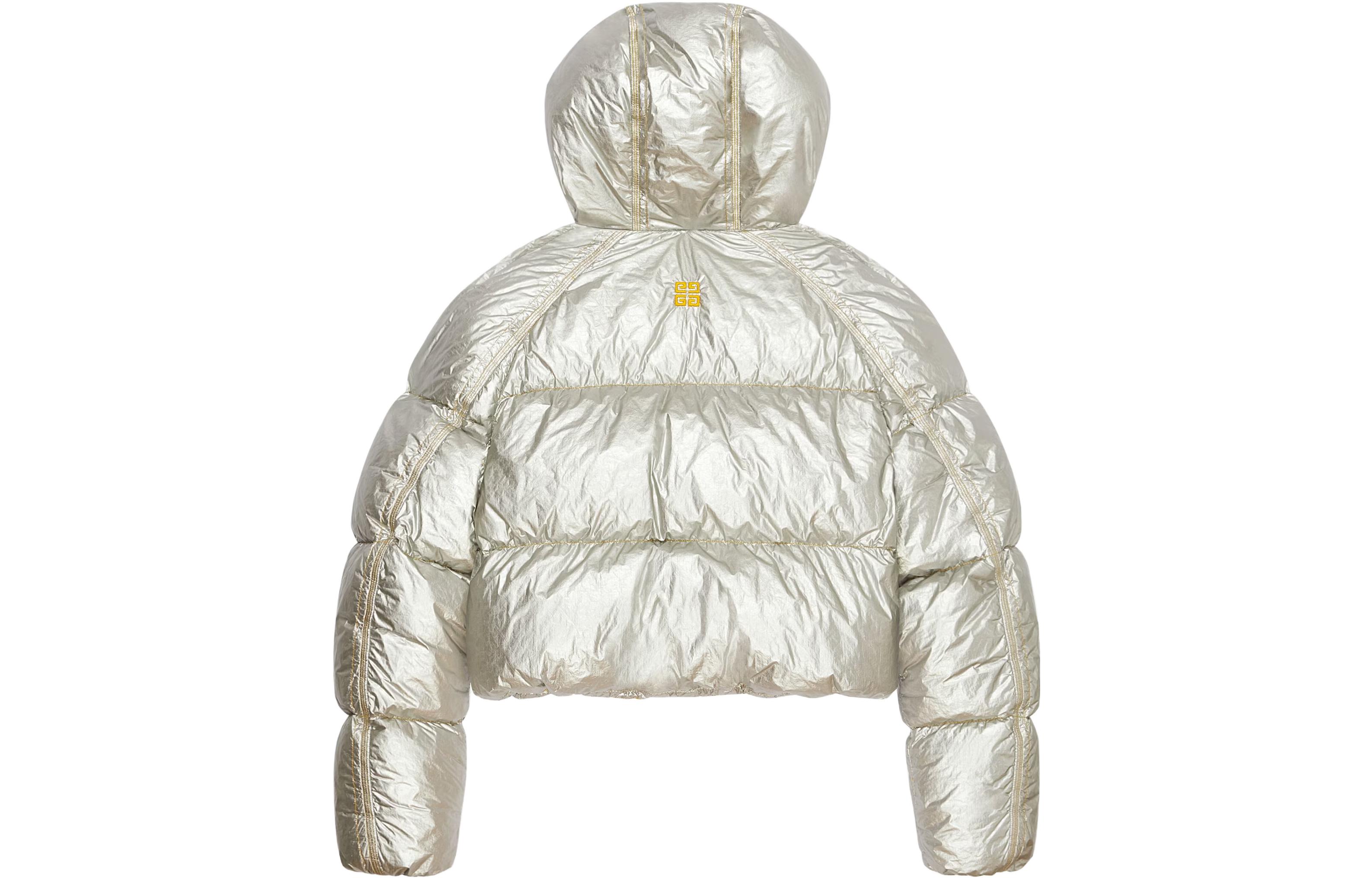 Lookbook ジバンシィ ホワイト ソリッド ジップアップ フーディッド ジャケット BM013W14Y4-34