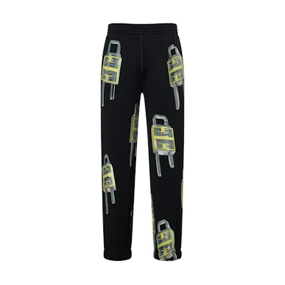Givenchy Abstract Print Jogger Pants Black BM517J3YBC-001