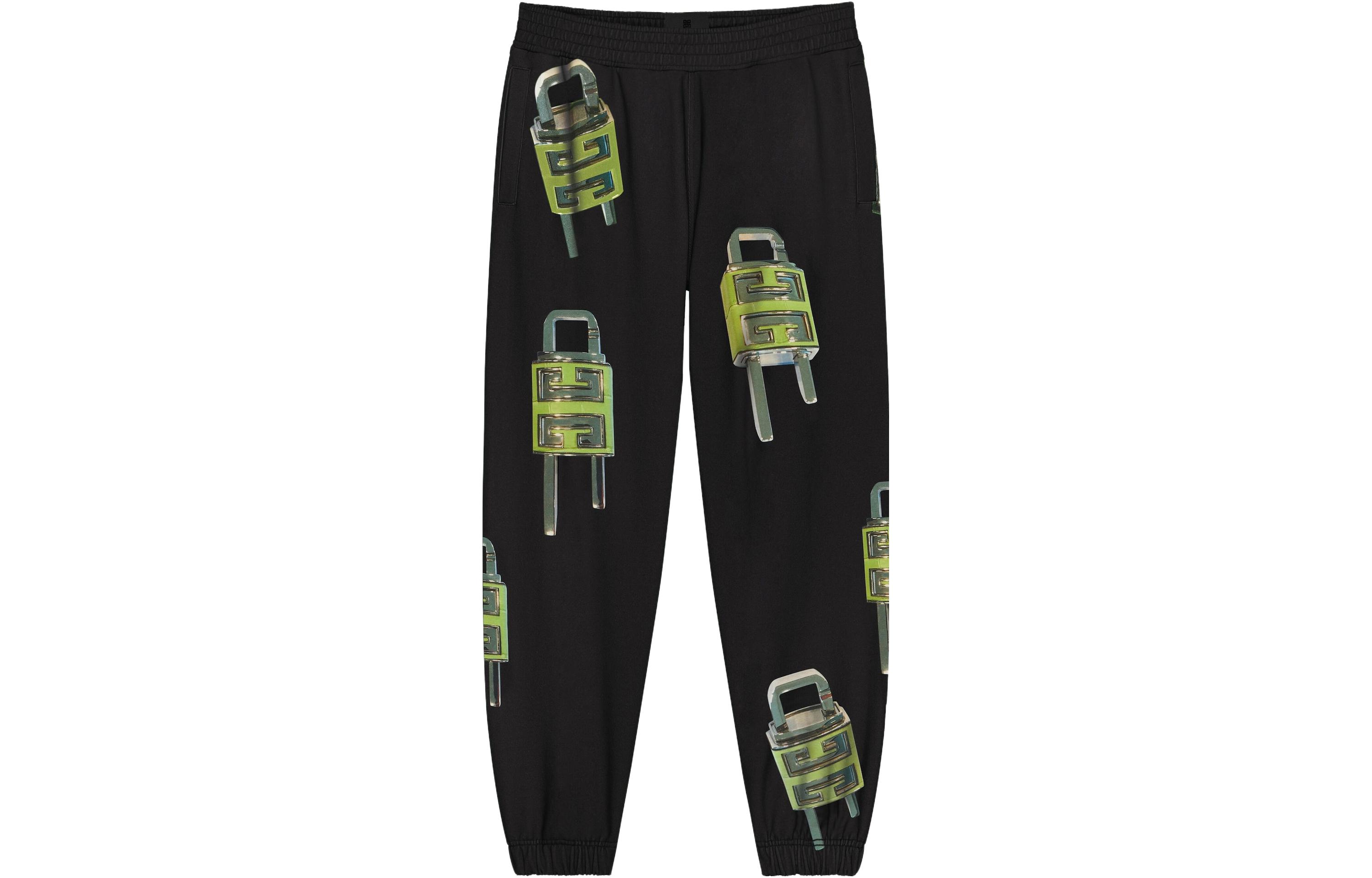 Order Givenchy Abstract Print Jogger Pants  Black BM517J3YBC-001