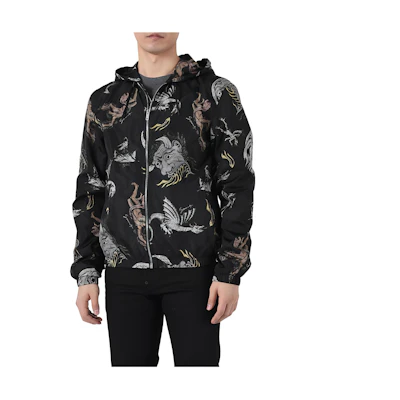 Givenchy All-Over Print Hooded Jacket Black () BM00C4124E-001