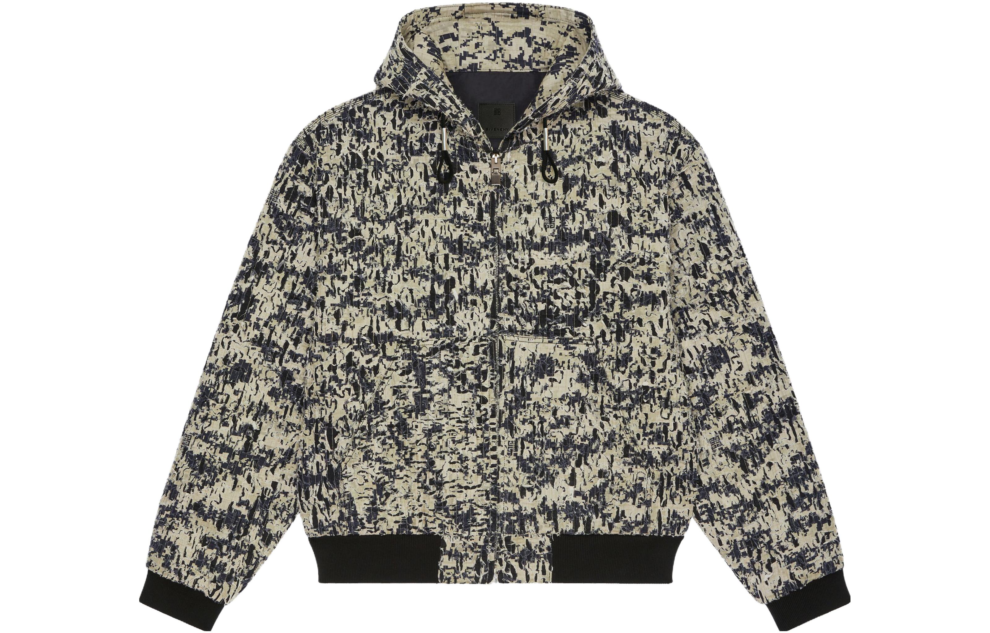 Givenchy All-Over Print Zip-Up Hoodie Jacket Multicolor () BM011B5Y3S-255