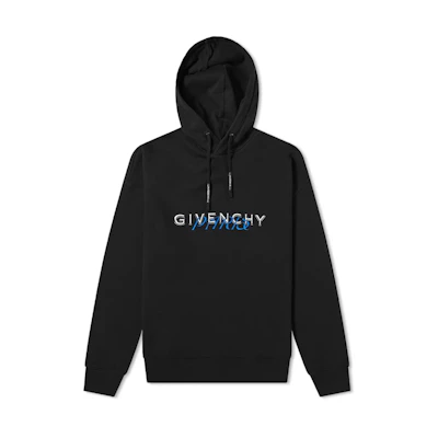 Givenchy AMORE Logo Print Black Hoodie Black BMJ06U30AF-001