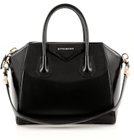 Givenchy Antigona Tote Glazed Medium Black Givenchy Antigona Tote Glazed Medium Black