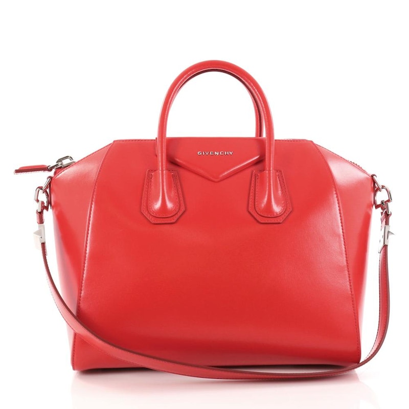 Givenchy Antigona Tote Glazed Medium Red