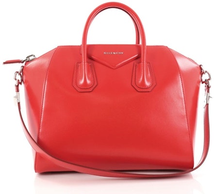 Givenchy Antigona Tote Glazed Medium Red Buy Givenchy Antigona Tote Glazed Medium Red