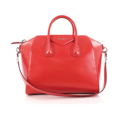 Givenchy Antigona Tote Glazed Medium Red