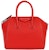 Givenchy Antigona Tote Leather Silver-tone Mini Pop Red