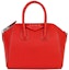 Buy Givenchy Antigona Tote Leather Silver-tone Mini Pop Red