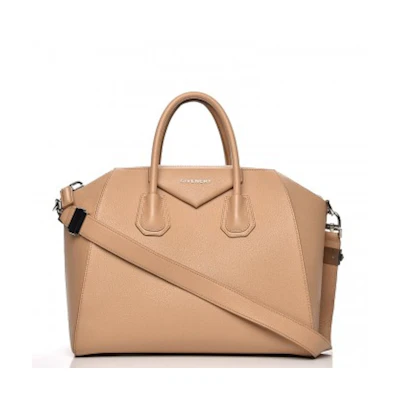 Givenchy Antigona Tote Sugar Goatskin Medium Nude