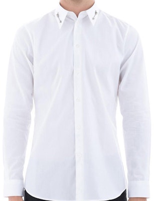 Givenchy Arrow Label Kemeja Lengan Panjang Kasual Pria Putih. BM605R1Y39-100 Lookbook Givenchy Arrow Label Kemeja Lengan Panjang Kasual Pria Putih. BM605R1Y39-100