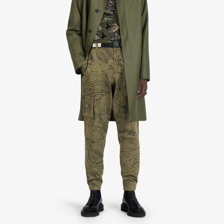 Purchase ジバンシー アストラル マルチポケット カーゴパンツ カーキ BM50L9133A-308