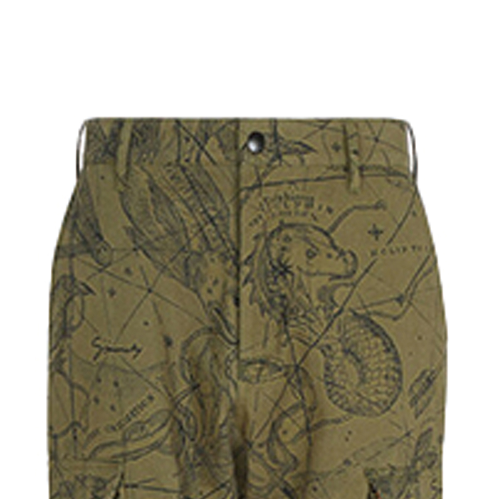 Cheap ジバンシー アストラル マルチポケット カーゴパンツ カーキ BM50L9133A-308