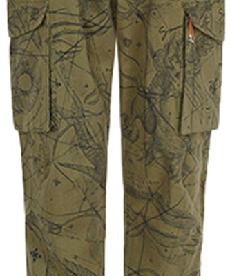 ジバンシー アストラル マルチポケット カーゴパンツ カーキ BM50L9133A-308 1