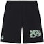 Buy Givenchy Bermuda Fleece Shorts with Infinity Print Mid-Rise Relaxed Fit Black Men. BM51863YH8001