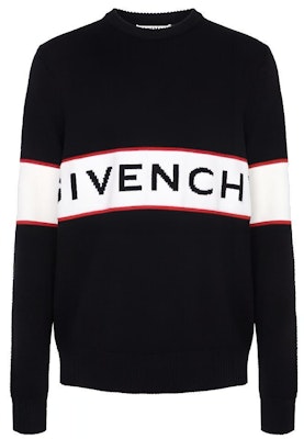 Givenchy Sweater Hitam Alphabet Logo Intarsia Rajut. BM900G400M Order Givenchy Sweater Hitam Alphabet Logo Intarsia Rajut. BM900G400M