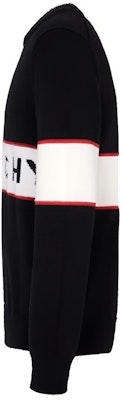 Givenchy Sweater Hitam Alphabet Logo Intarsia Rajut. BM900G400M Shop Givenchy Sweater Hitam Alphabet Logo Intarsia Rajut. BM900G400M