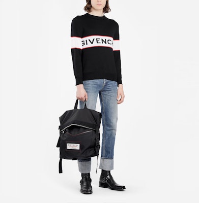 Givenchy Sweater Hitam Alphabet Logo Intarsia Rajut. BM900G400M Purchase Givenchy Sweater Hitam Alphabet Logo Intarsia Rajut. BM900G400M