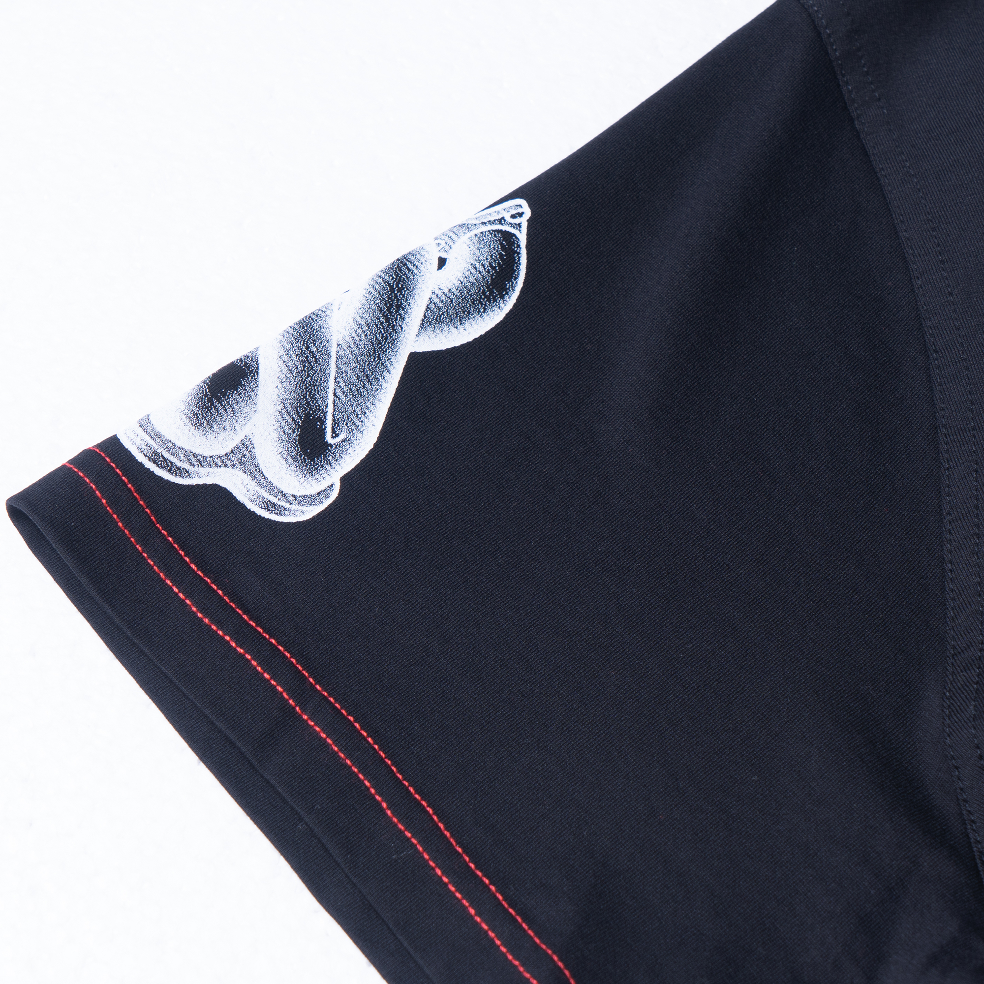 Givenchy Black Alphabet Pattern Print Crew Neck T-Shirt BM710Q3002-001 圖 6